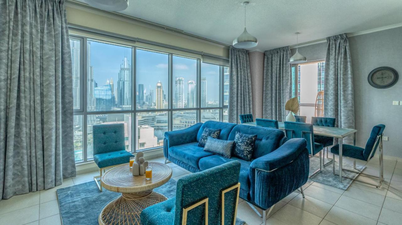 Bellavista - 2Br At The Residences Downtown Boulevard Full Burj Khalifa And Fountain View Dubai Exteriör bild